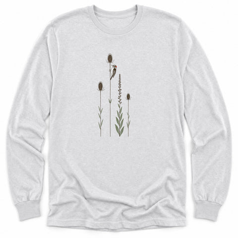 Downy on Teasel Stems Long Sleeve Shirt