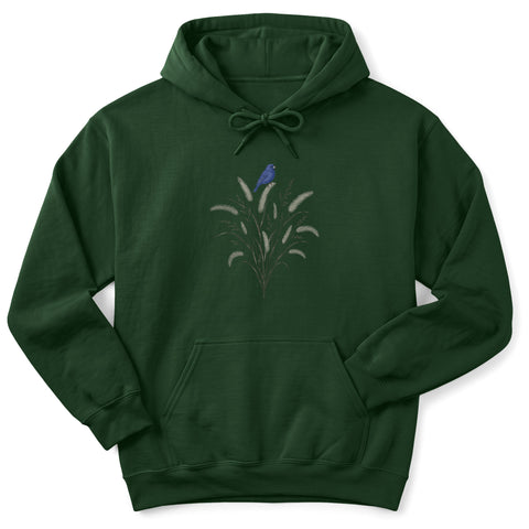 Bunting in Foxtail Grass Hoodie