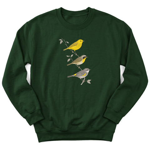 Family Parulidae Crewneck Sweatshirt