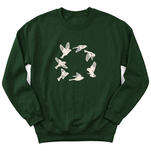 Snow Buntings Crewneck Sweatshirt