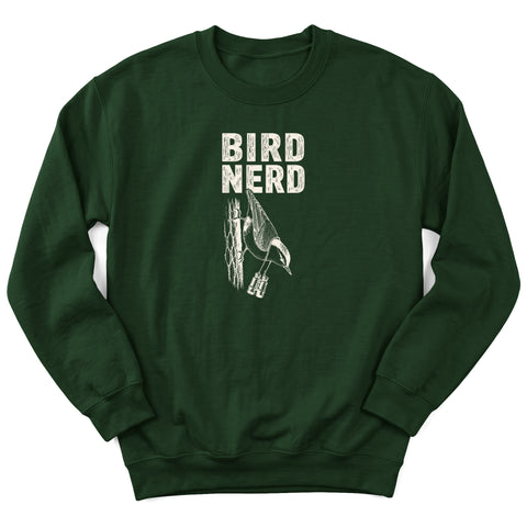 Bird Nerd Binoculars Crewneck Sweatshirt