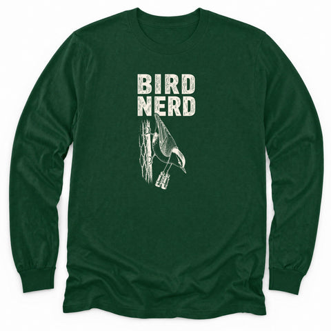 Bird Nerd Binoculars Long Sleeve Shirt