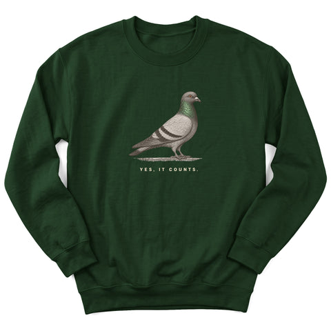 Yes, It Counts Crewneck Sweatshirt