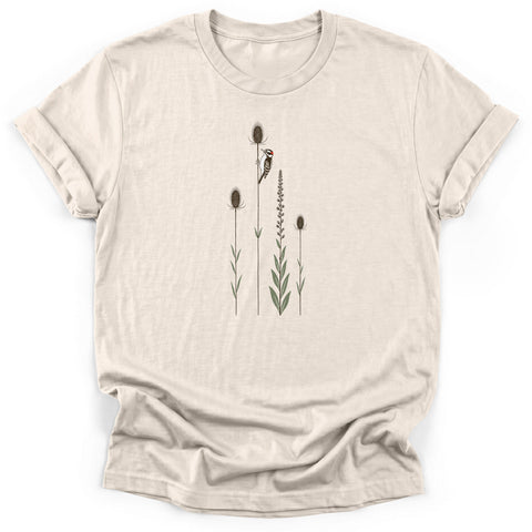 Downy on Teasel Stems T-Shirt