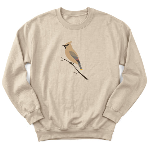 Waxwing Branch Crewneck Sweatshirt