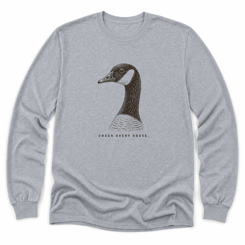 Check Every Goose Long Sleeve Shirt