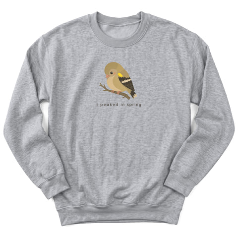 I Peaked In Spring Crewneck Sweatshirt