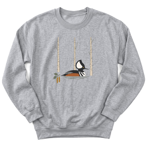 Merganser Beaver Pond Crewneck Sweatshirt