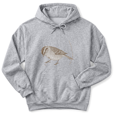 Tree Sparrow in Snow Hoodie