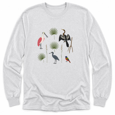 Gulf Coast Birds Long Sleeve Shirt