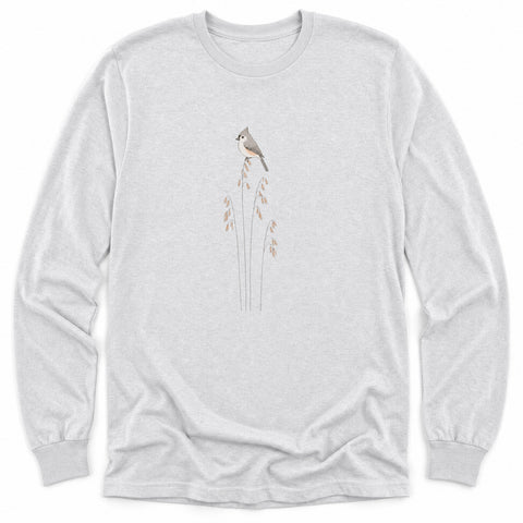Titmouse in Oat Grass Long Sleeve Shirt