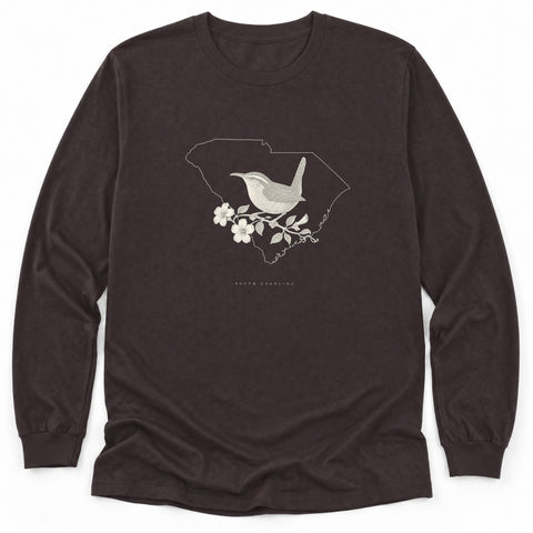 South Carolina Wren Long Sleeve Shirt