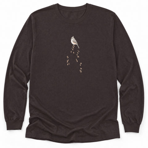 Titmouse in Oat Grass Long Sleeve Shirt