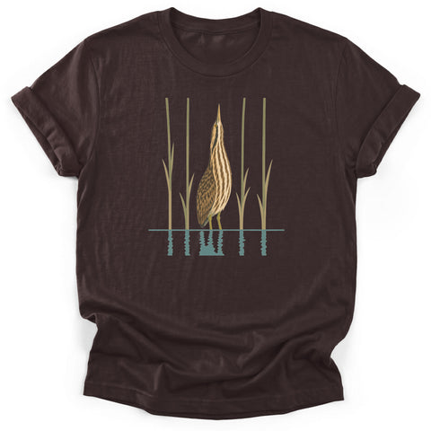 Bittern Frozen In Reeds T-Shirt