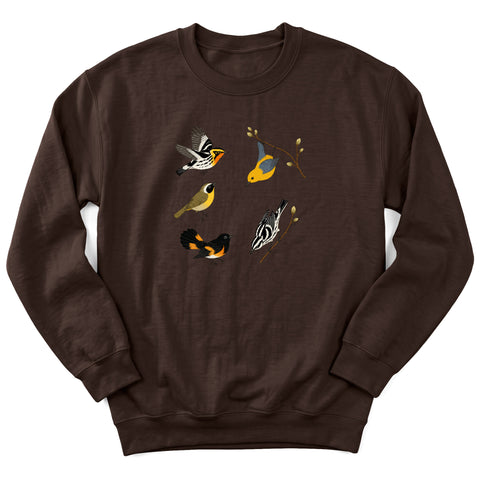 Five Warblers Crewneck Sweatshirt