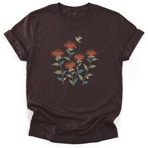 Hummingbird in Bee Balm T-Shirt
