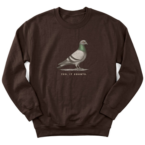 Yes, It Counts Crewneck Sweatshirt