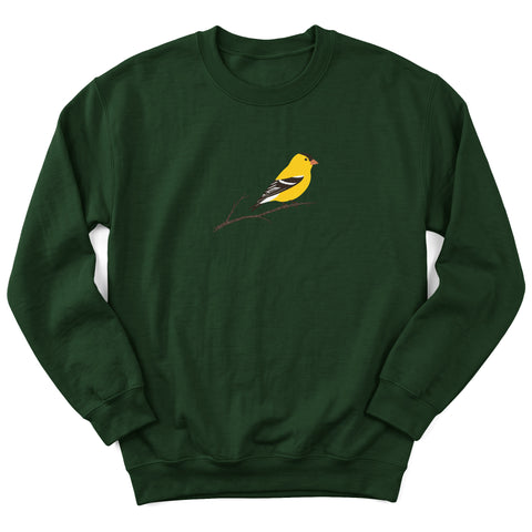 Goldfinch Storybook Perch Crewneck Sweatshirt