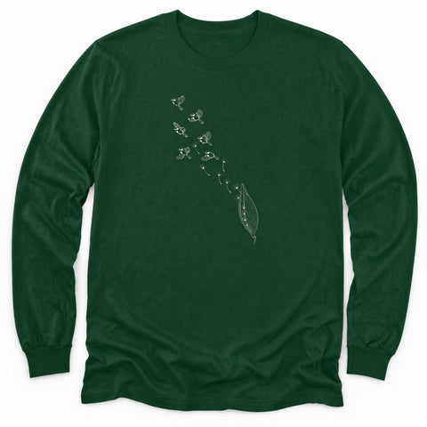 Milkweed into Chickadees Long Sleeve Shirt