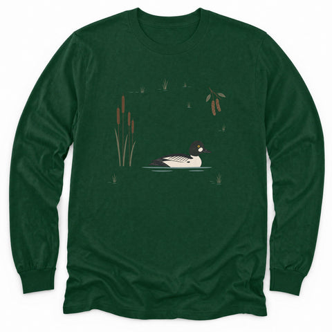 Goldeneye Winter Marsh Long Sleeve Shirt
