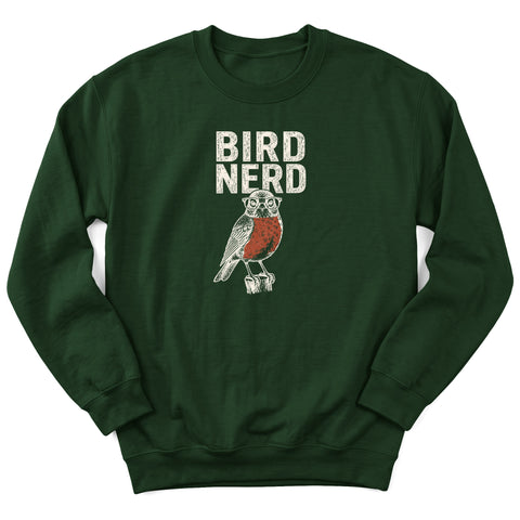 Bird Nerd Glasses Crewneck Sweatshirt