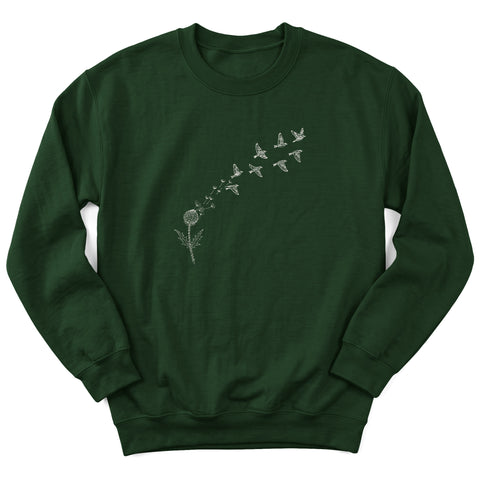 Thistle into Siskins Crewneck Sweatshirt