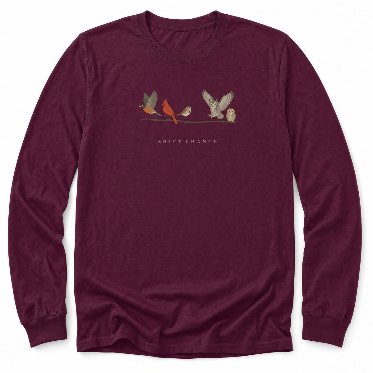 Spark Bird Society — Maroon