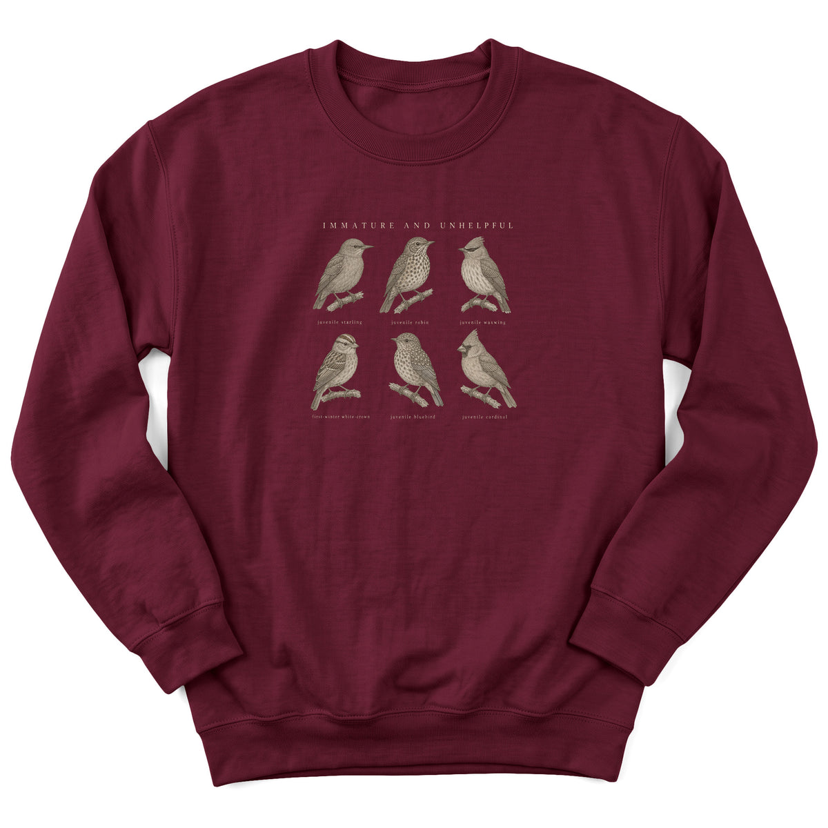 Spark Bird Society — Maroon
