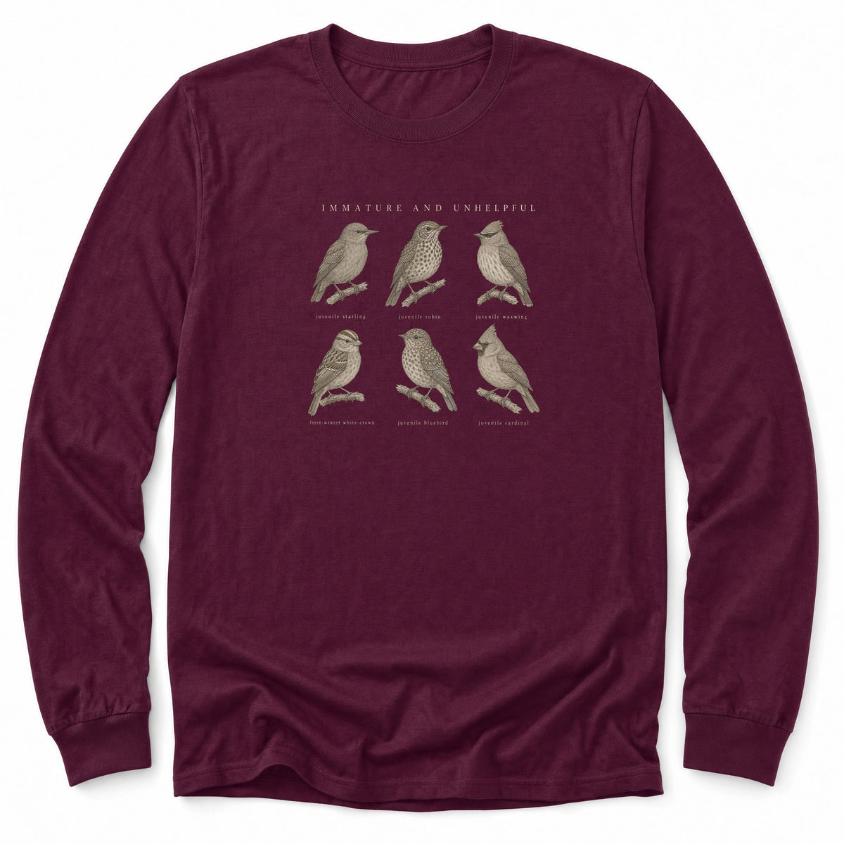 Spark Bird Society — Maroon