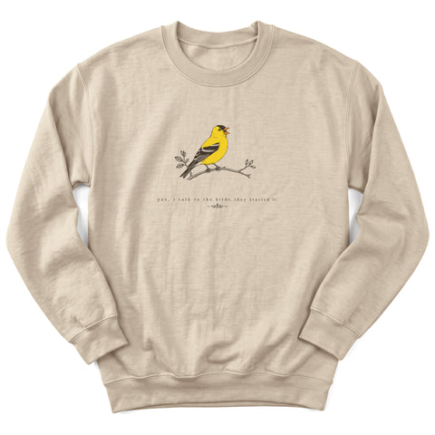 They Started It Crewneck Sweatshirt
