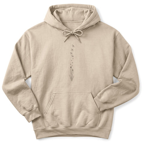 Cattail into Swallows Hoodie