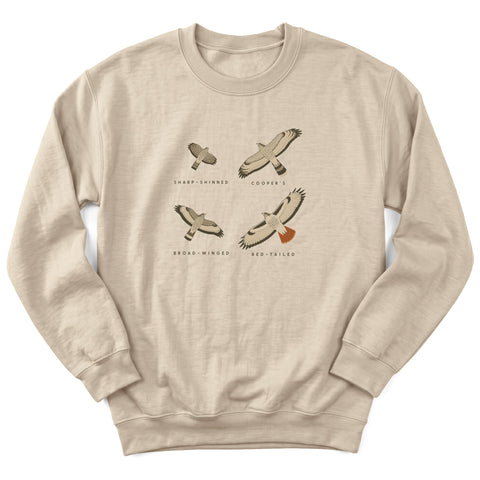 Four Hawks From Below Crewneck Sweatshirt