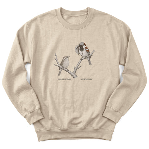 People Watching Crewneck Sweatshirt