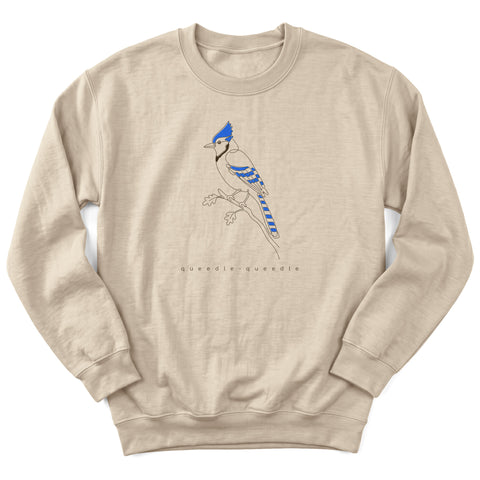Queedle, Says The Jay Crewneck Sweatshirt