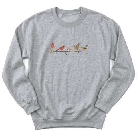 Winter Finches Crewneck Sweatshirt