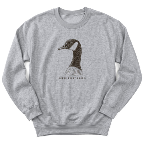Check Every Goose Crewneck Sweatshirt