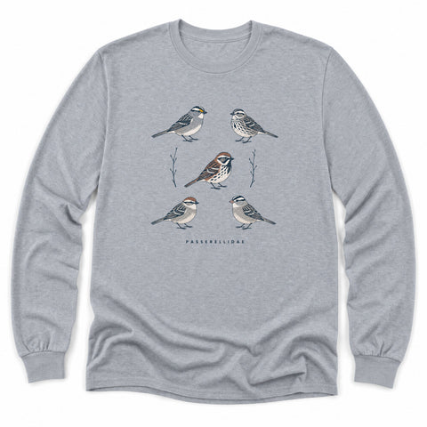 Passerellidae Long Sleeve Shirt